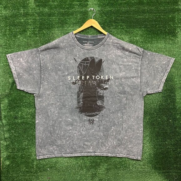 Sleep Token Take Me Back to Eden Rock Band Mineral Wash T-Shirt Size 3XL - Picture 1 of 4